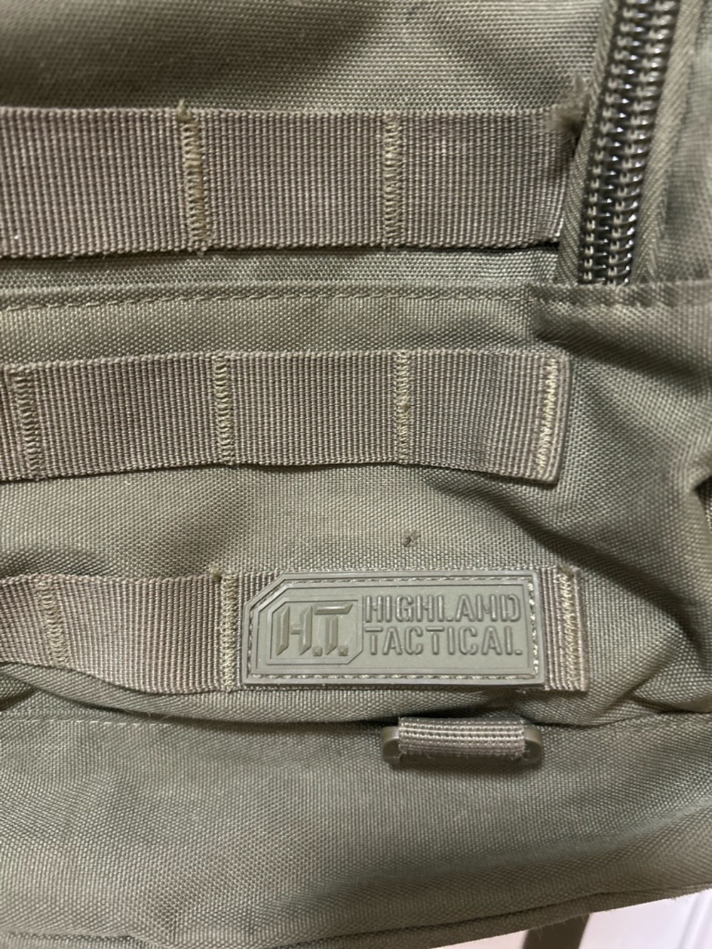 Highland Tactical Rumble Backpack Dark Green - Picture 3 of 10